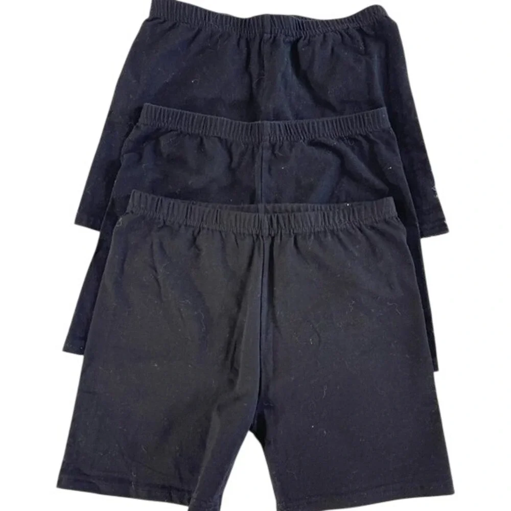 Amazon Girl's 3-Pack‎ Cartwheel Shorts Black Size M 10/12